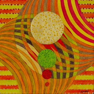 ABSTRACT LINES CIRCLES DOTS 12